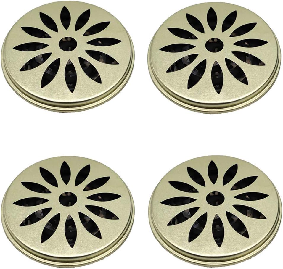 4 Pack Mosquito Coil Holder with Cover for Outdoor Use