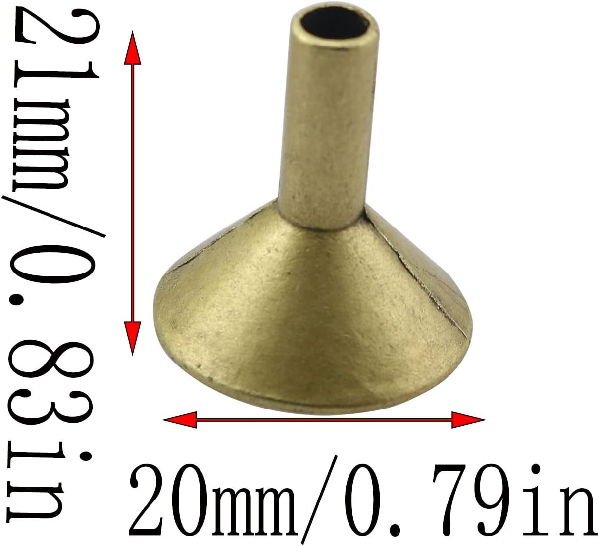 6pcs Metal Cone Incense Holder for Backflow Burner