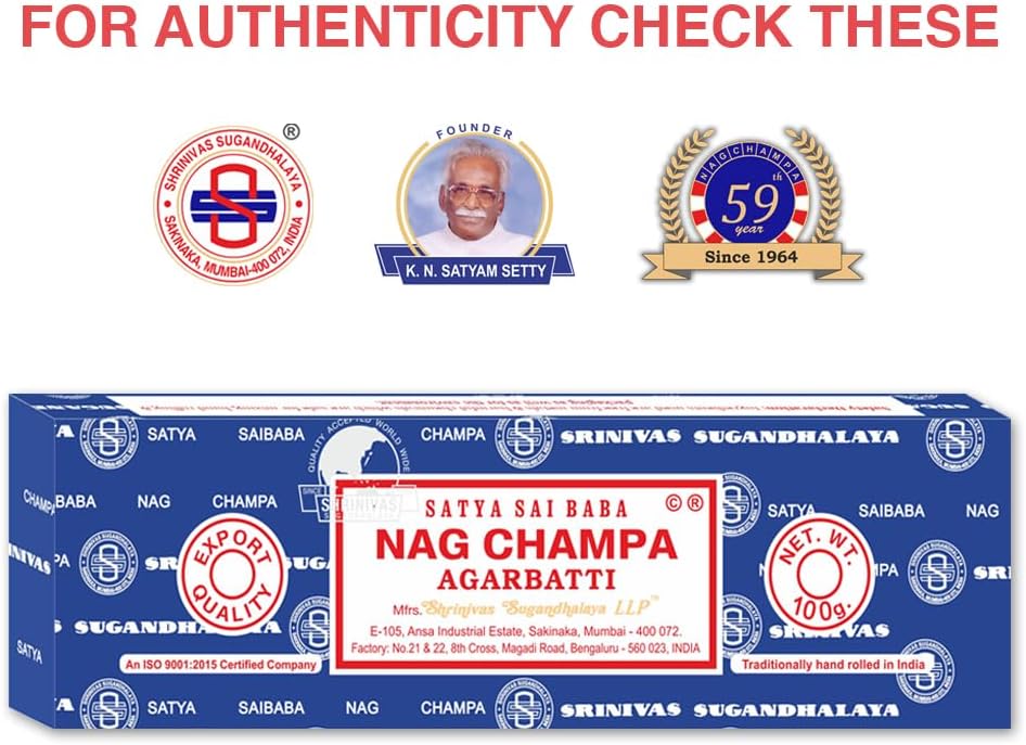 Satya Sai Baba Nag Champa 100 Grams