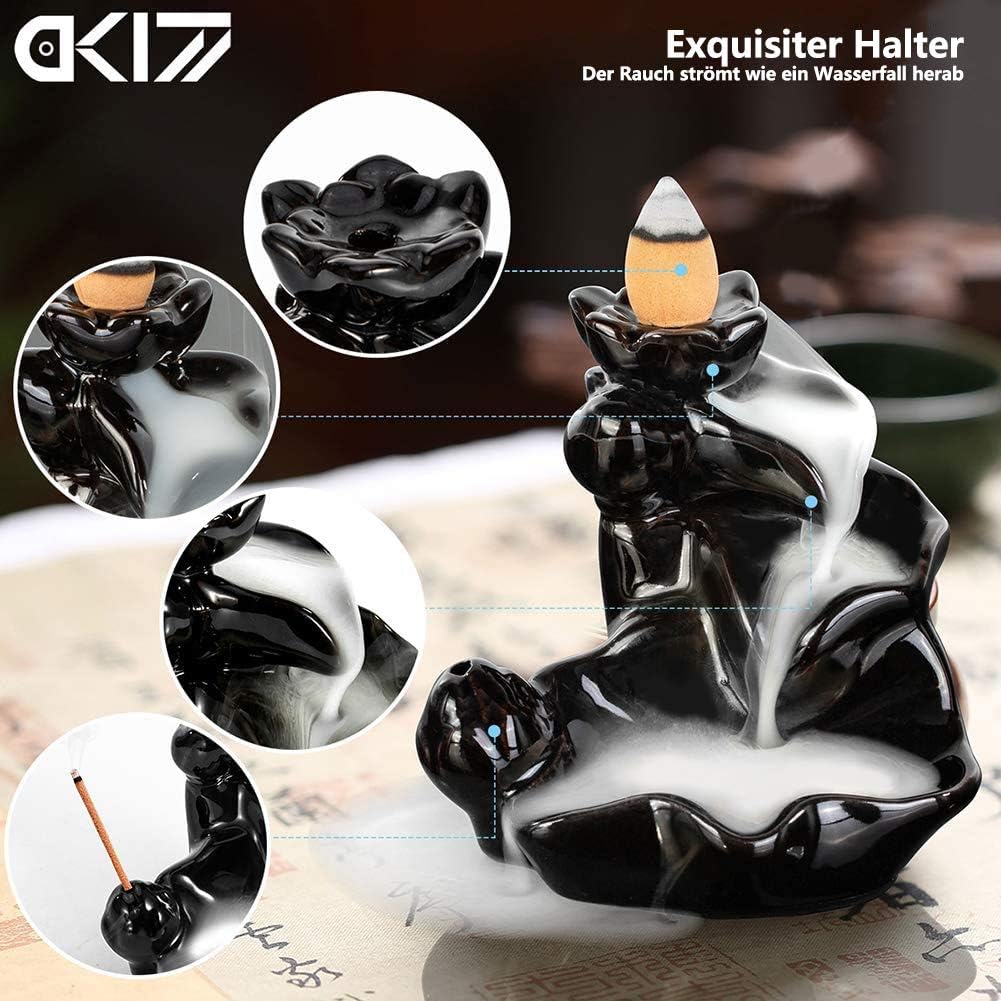 DK177 Waterfall Incense Holder with 20 Cones