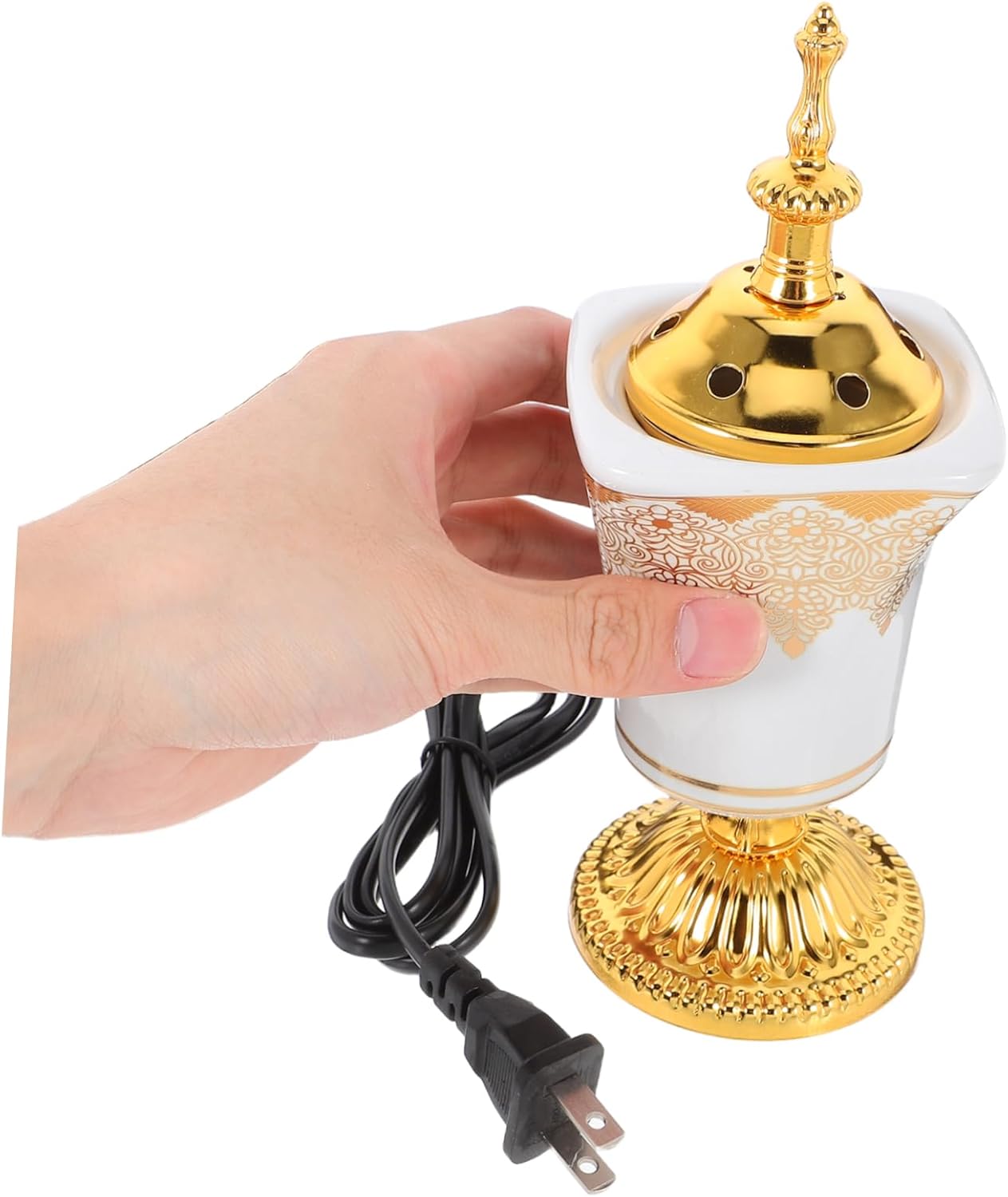 BESTYASH Electric Ceramic Incense Burner for Home Decor