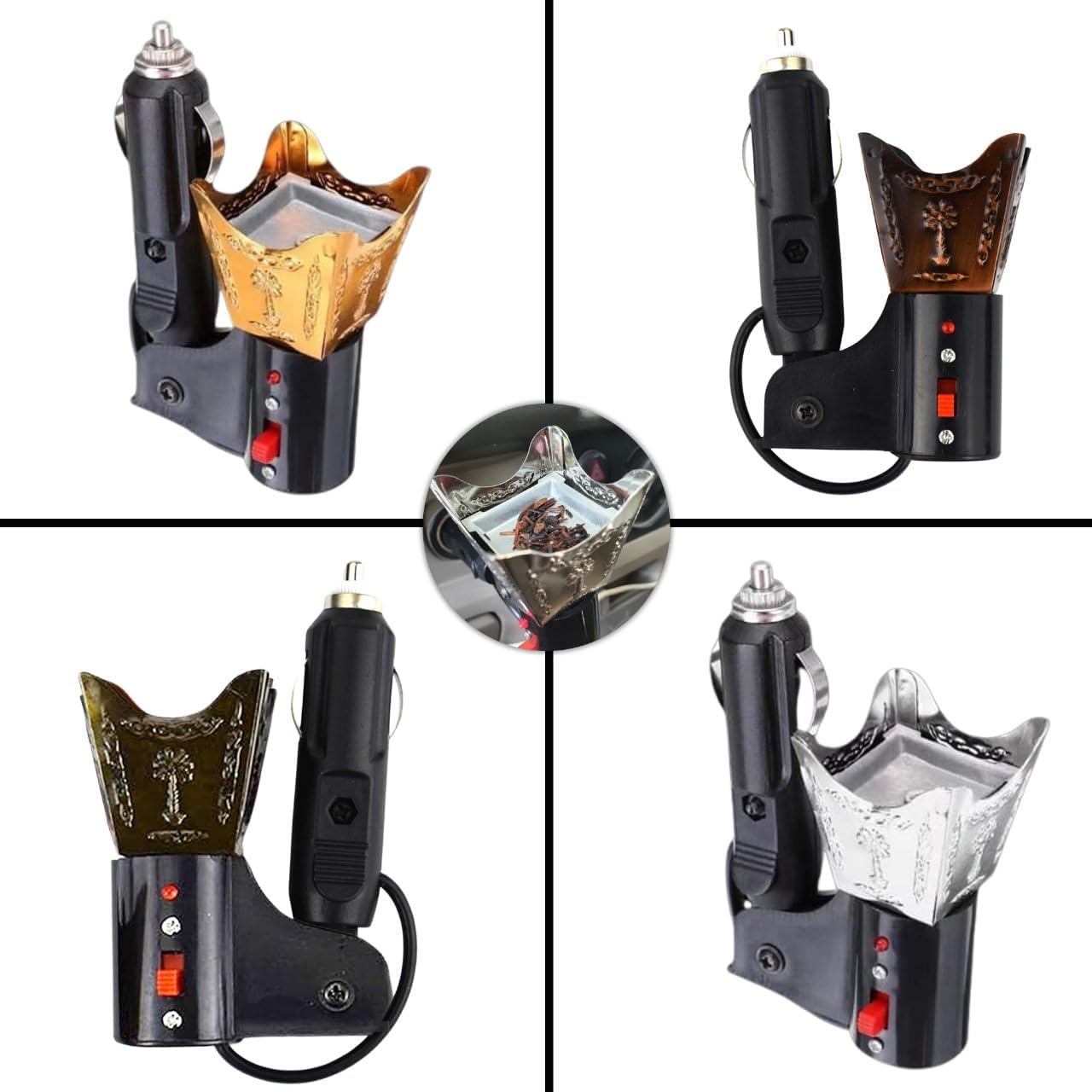 Electric Incense Burner for Car Aromatherapy