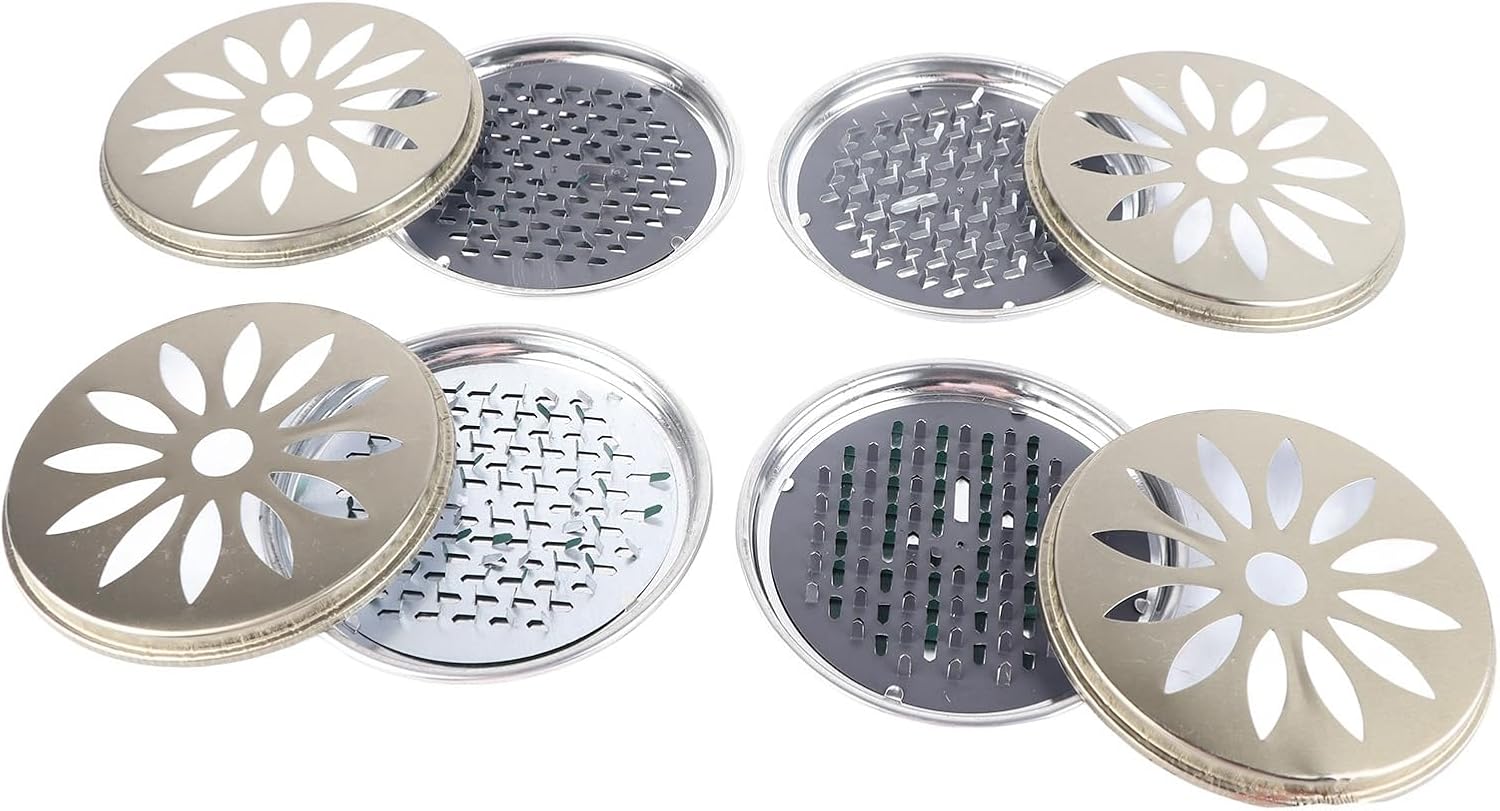 4PCS Portable Incense Coil Holder with Fireproof Design
