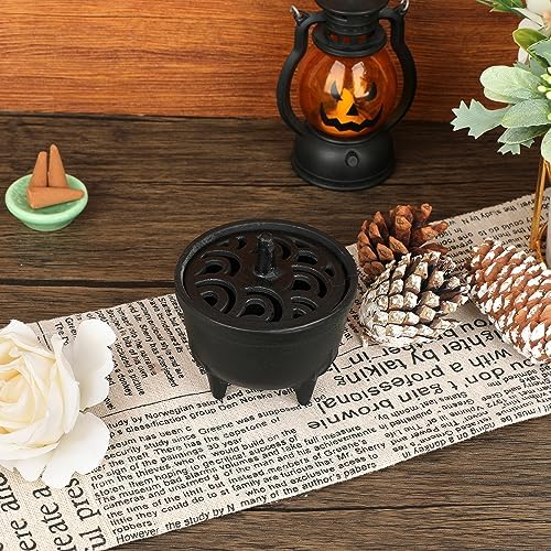 JUXYES Vintage Cast Iron Incense Burner