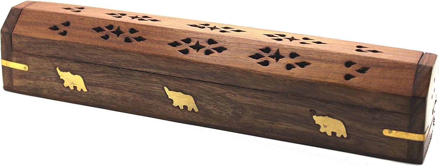 Bless International Handmade Wooden Incense Holder