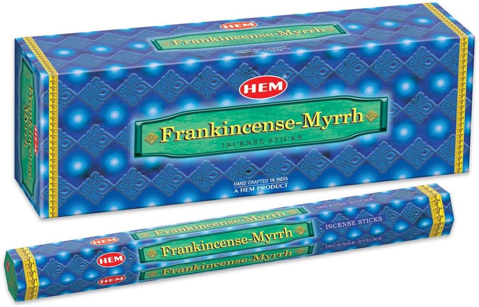 Hem Frankincense Myrrh Incense Sticks Box