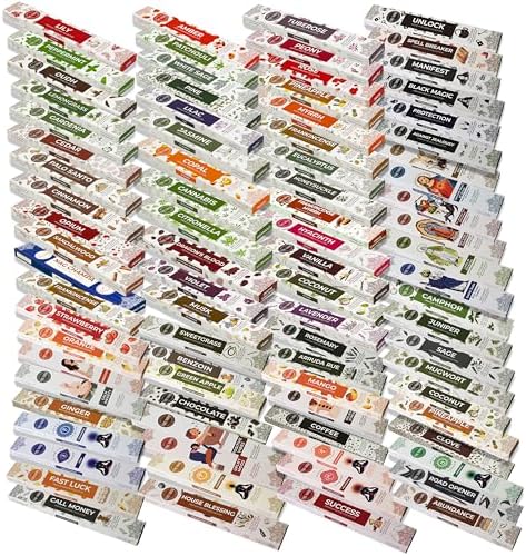 Trumiri Incense Sticks 12 Variety Pack with Holder Burner