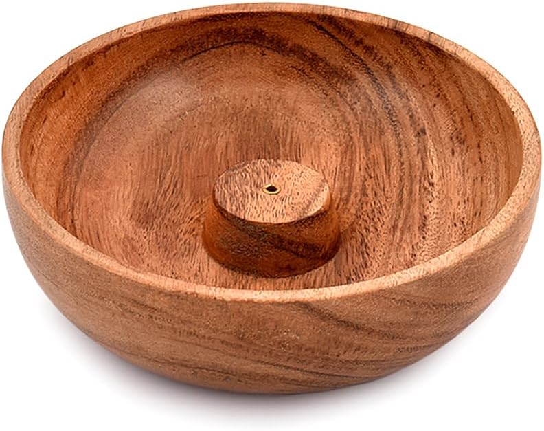 Samhita Acacia Wood Incense Stick Holder