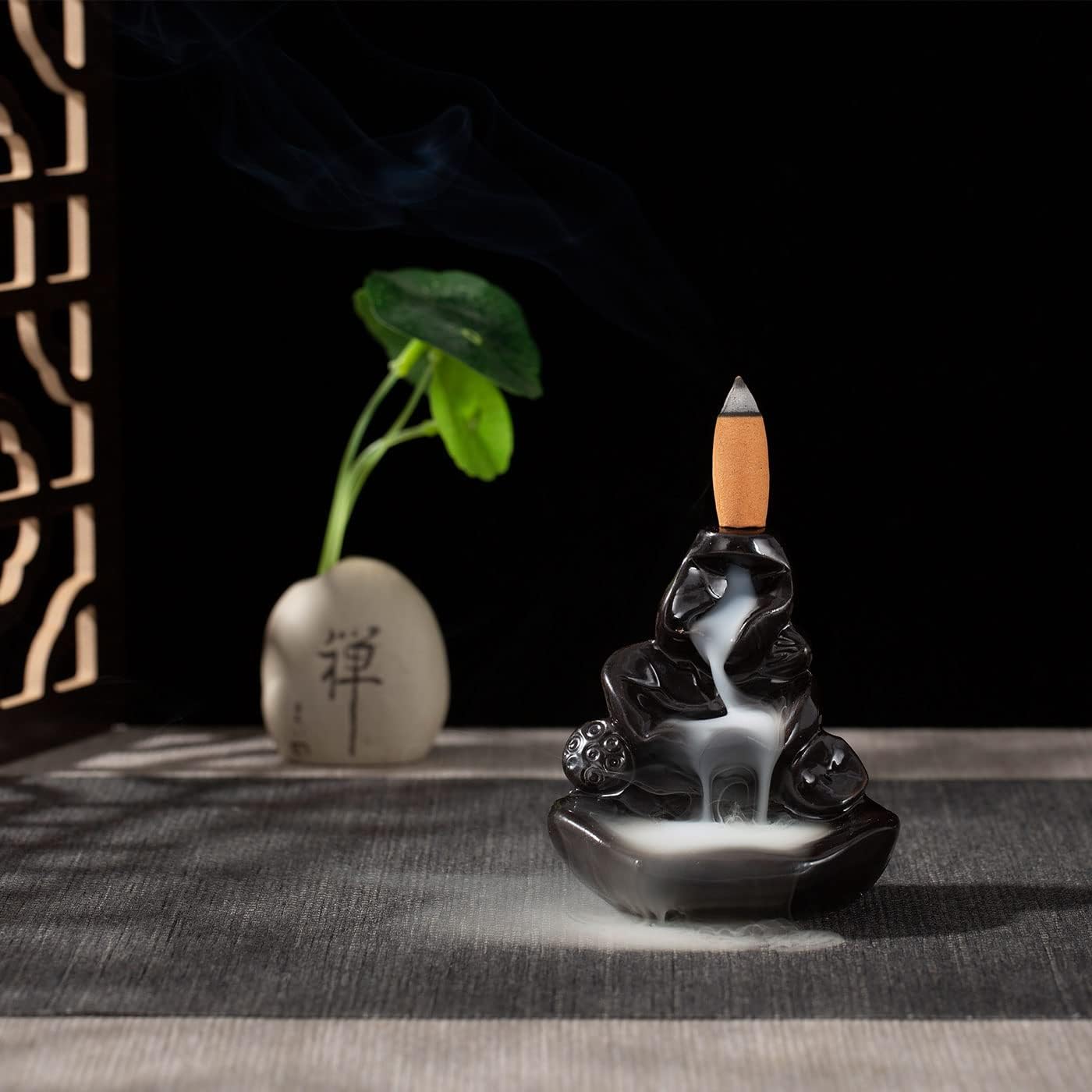 120 Pcs Large Backflow Incense Cones Set 4 Mixed Natural Scented