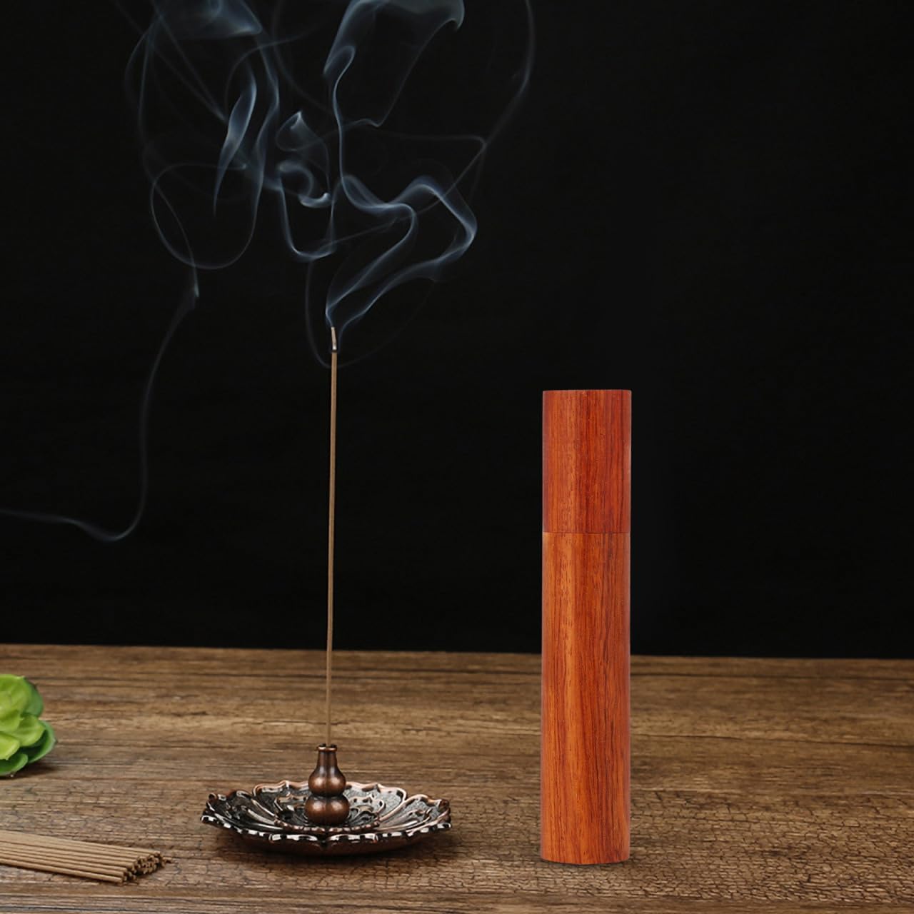 VOSAREA 2Pack Incense Stick Wooden Storage Container