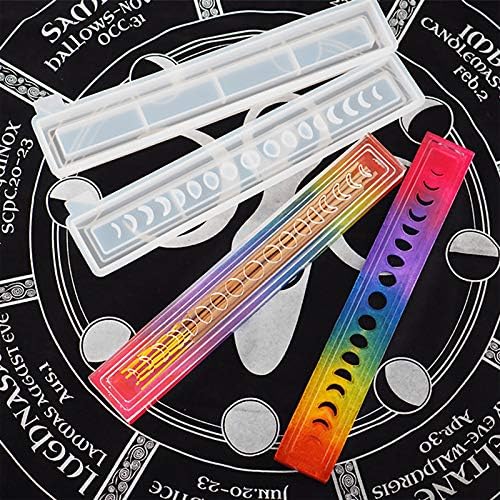 Moon Phase Incense Holder Epoxy Resin Molds Set 5-Count