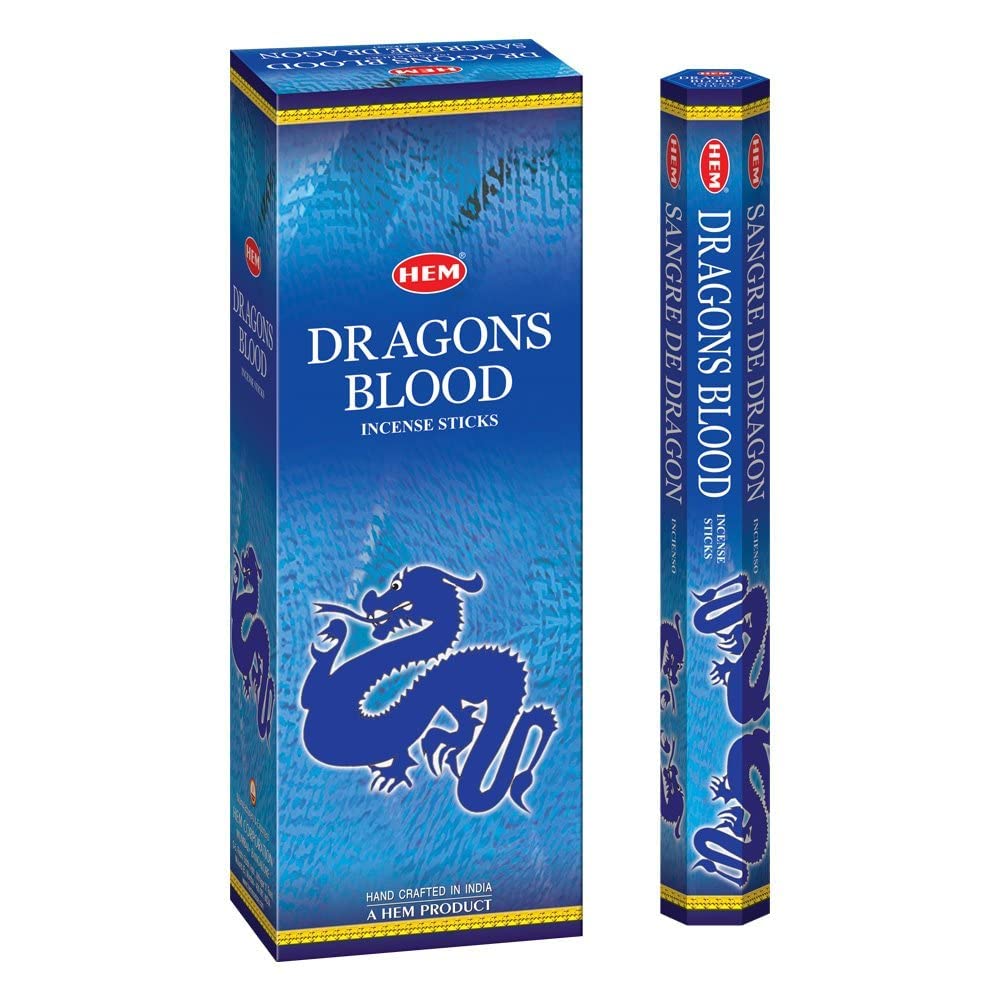 HEM Dragons Blood Incense Sticks 120 Count Gift Set