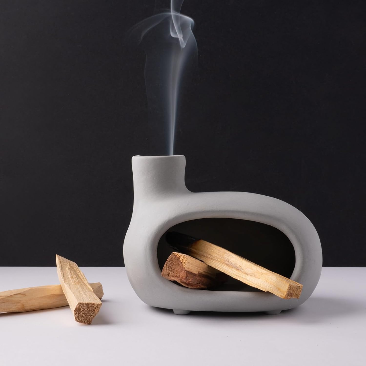 Modern Terracotta Palo Santo Holder Incense Burner
