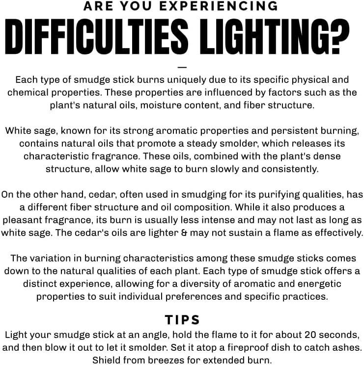 Soul Sticks 3 Pack Cedar Orange Cinnamon Sage Smudge Sticks for Money Cleansing Abundance