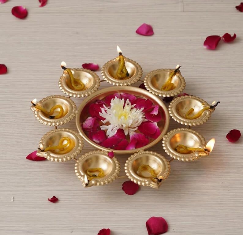 Diya Shaped Decorative Urli Bowl for Home