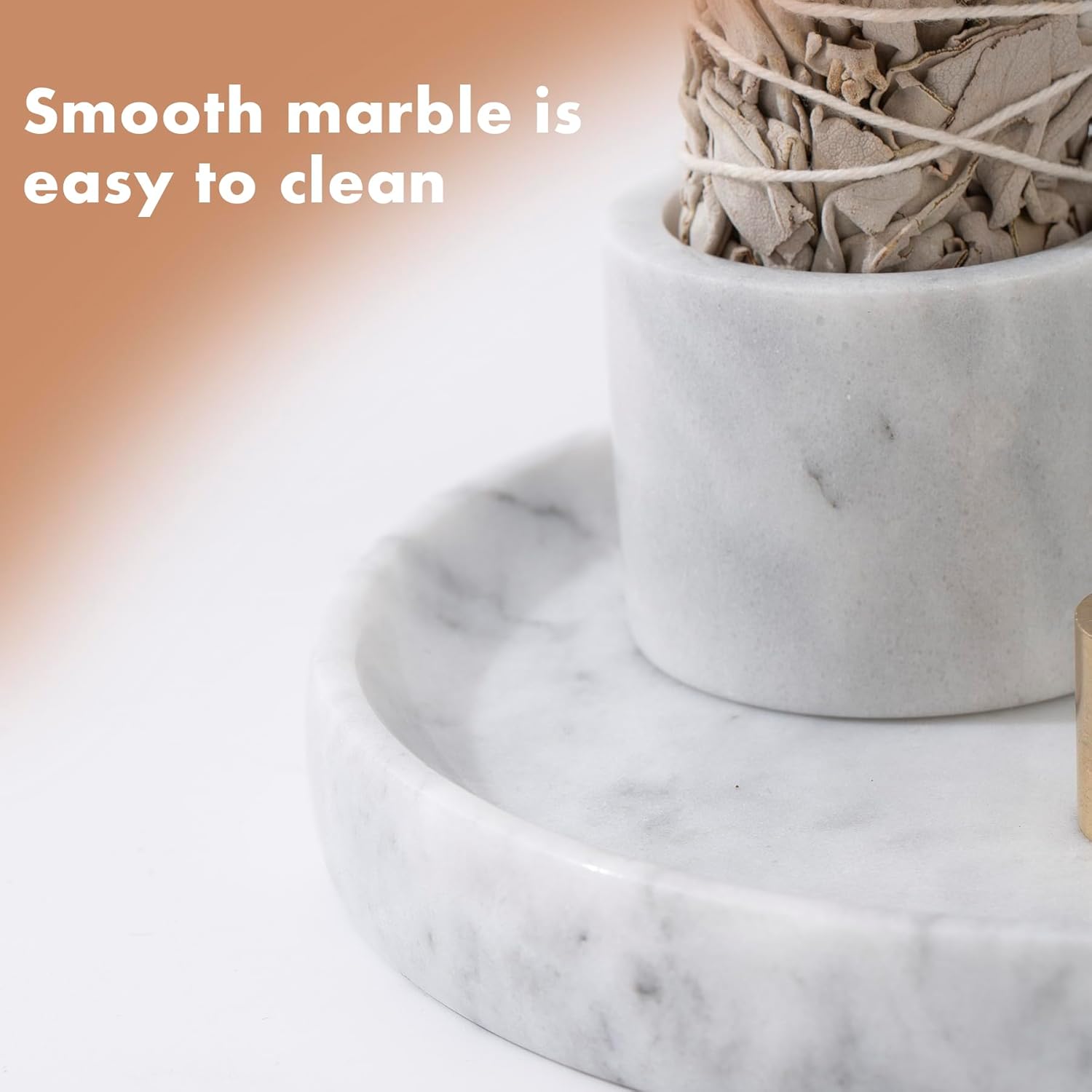 4 in 1 Marble Incense Holder for Meditation and Home Decor