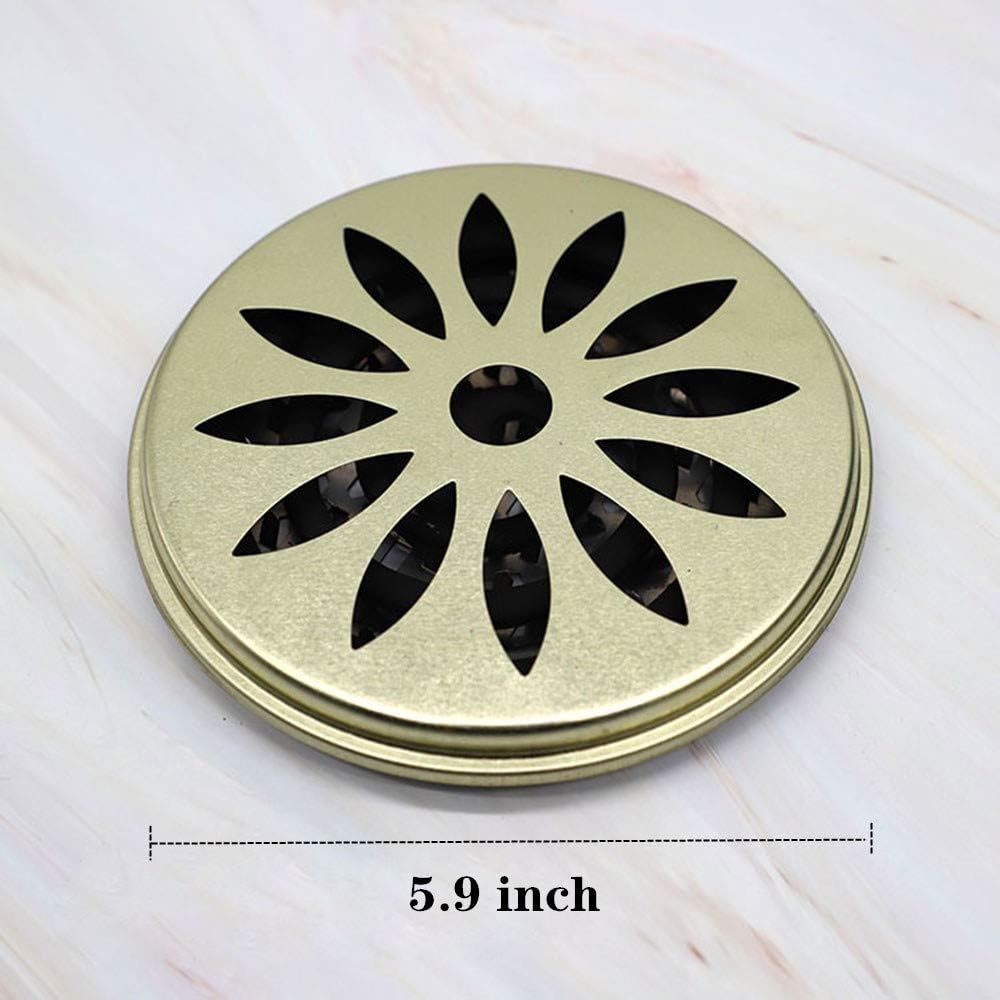 4 Pack Mosquito Coil Holder with Cover for Outdoor Use