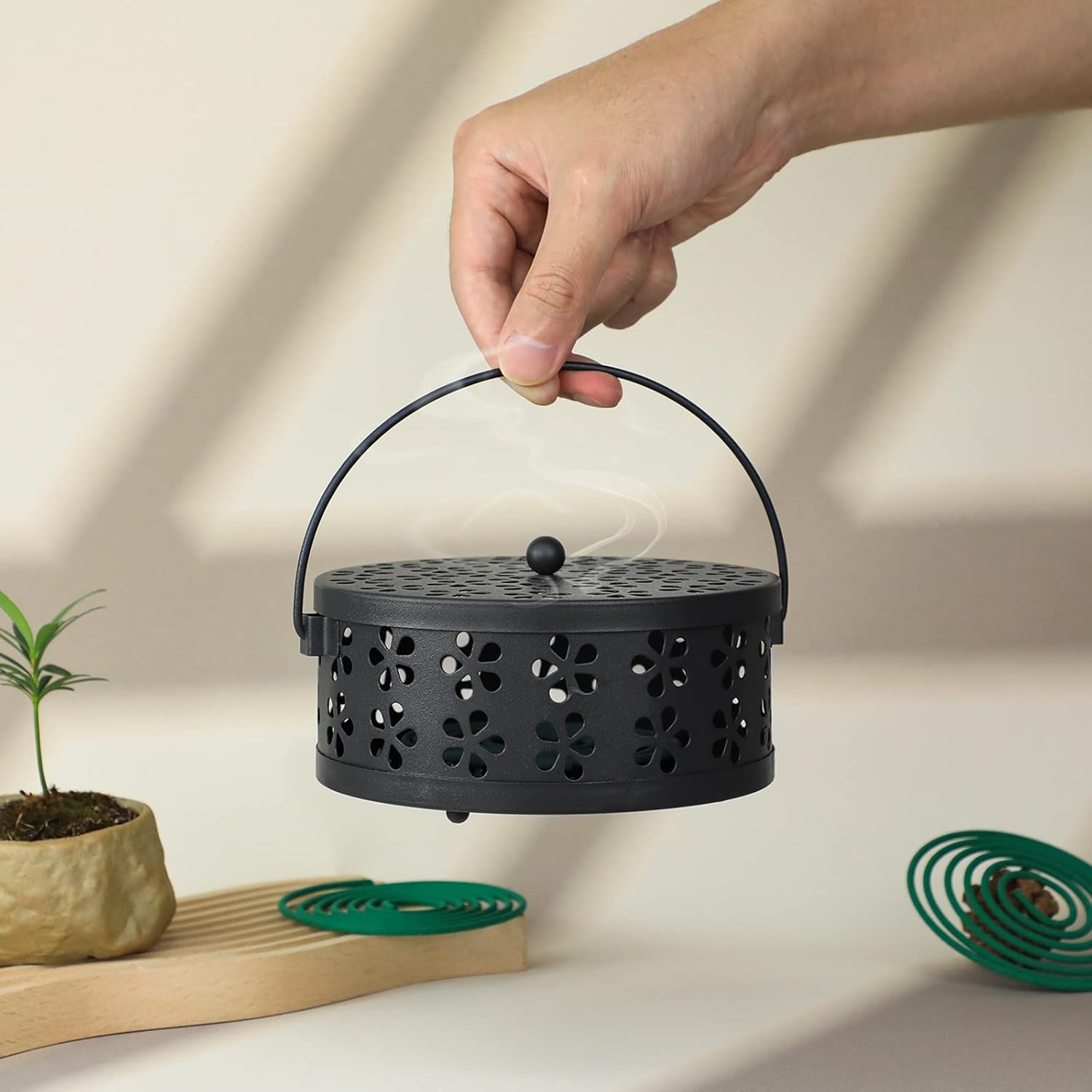SCENTORINI Portable Mosquito Incense Coil Holder