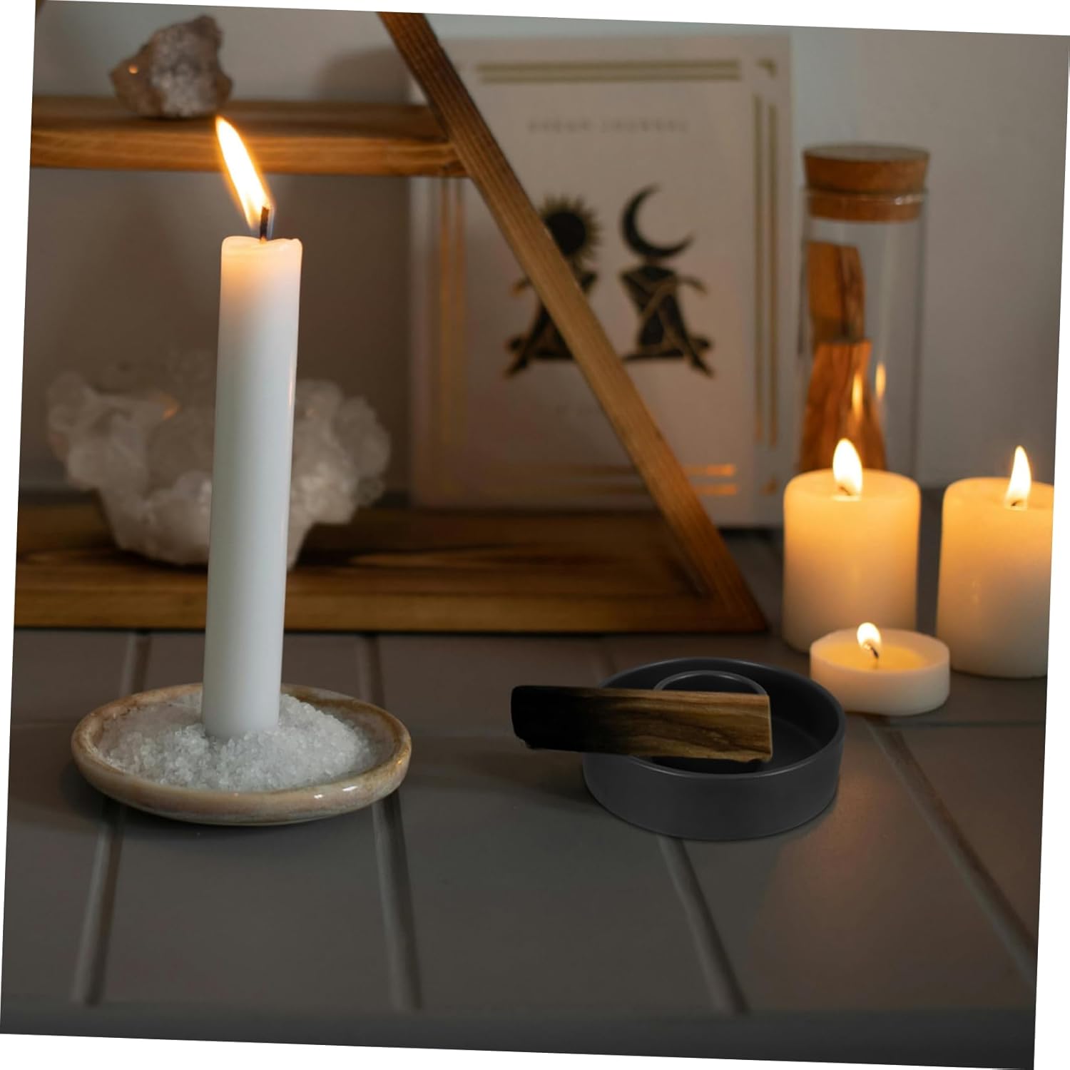 Ceramic Incense Holder for Sage and Candle Burner