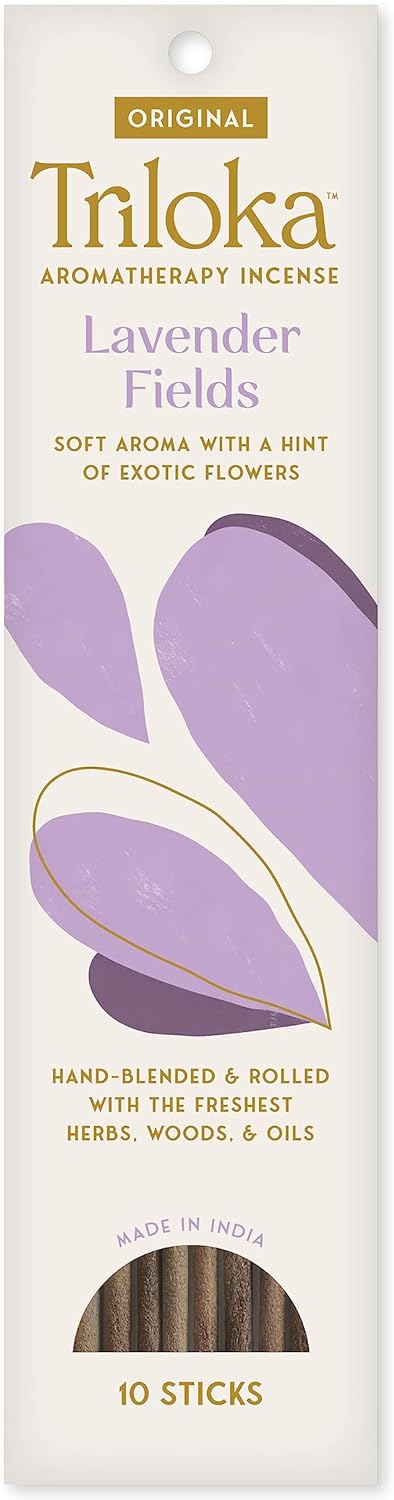 Triloka Original Incense Lavender Fields 10 Sticks