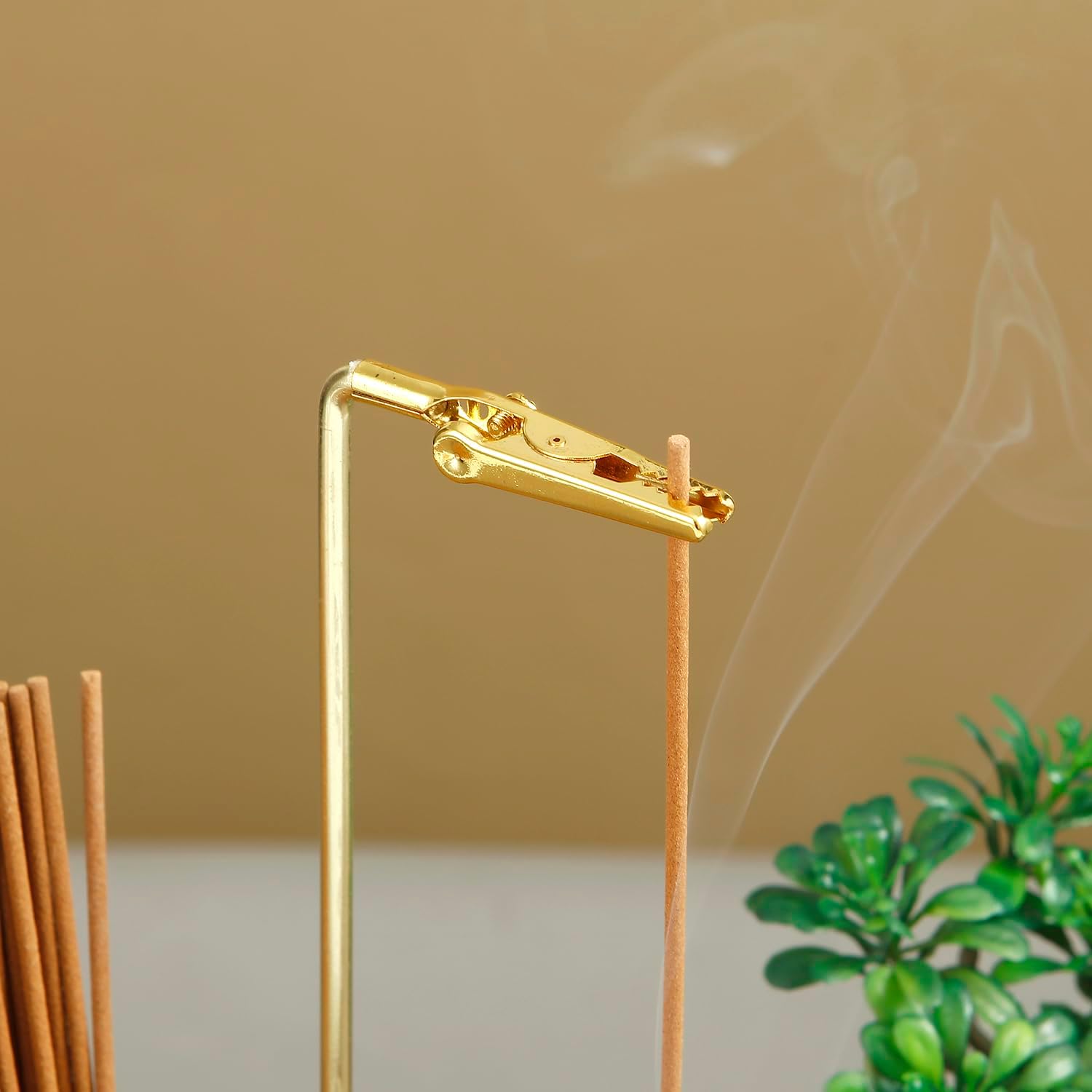 2 in 1 Incense Holder with Glass Ash Catcher and Organizer for Meditation and Home Decor