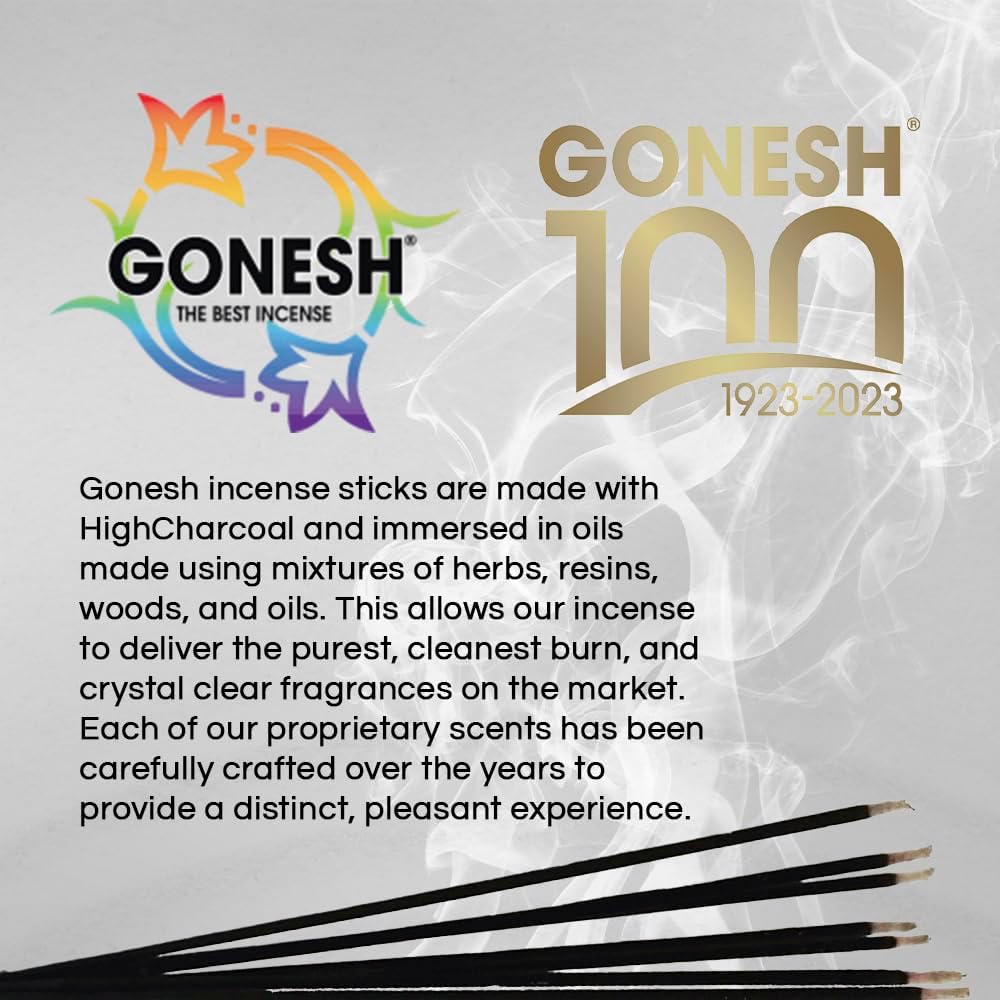 Gonesh Extra Rich Scented Incense Sticks 100 Pack Patchouli