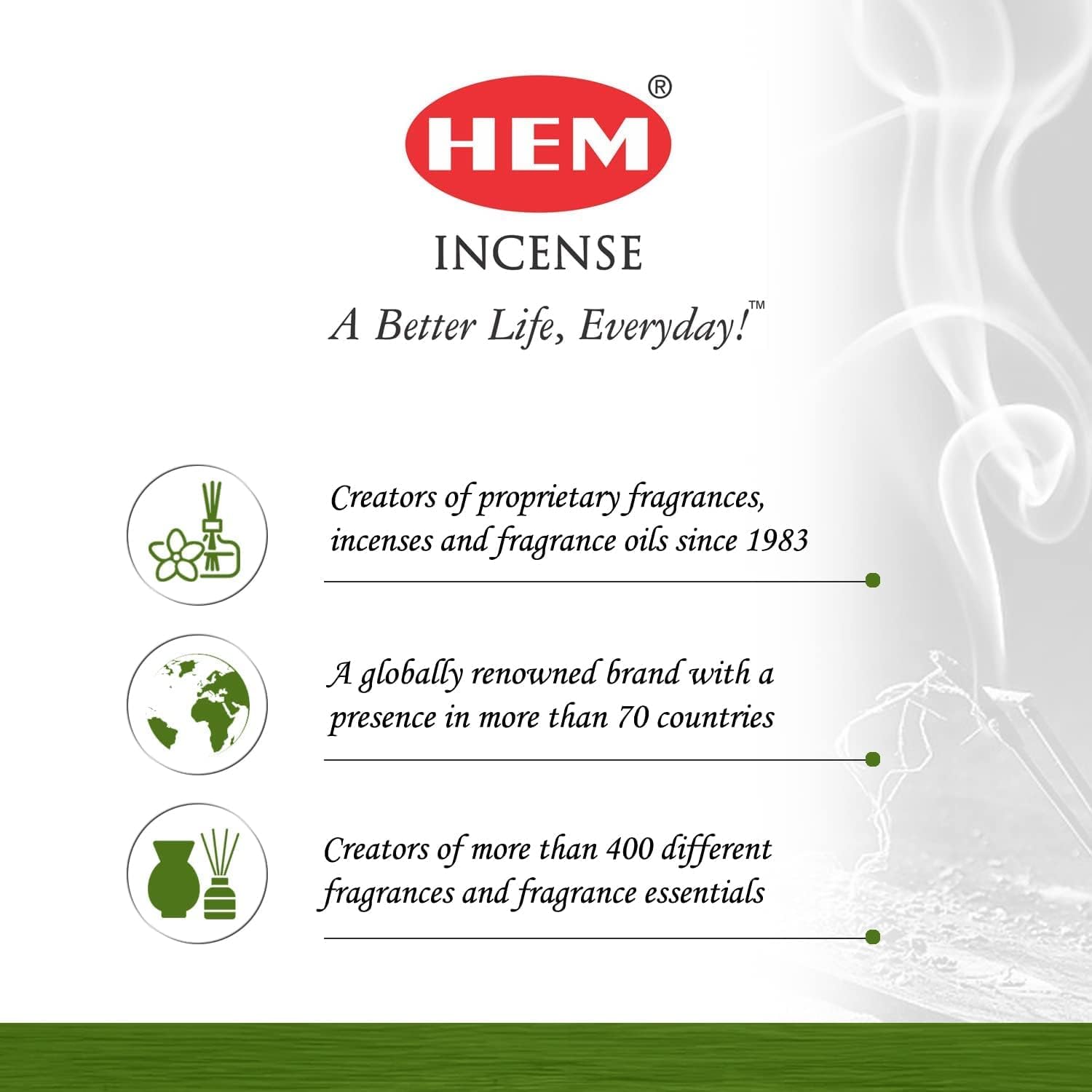 HEM Precious Patchouli Incense Cones Pack of 120