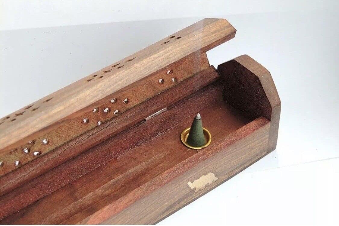 Bless International Handmade Wooden Incense Holder