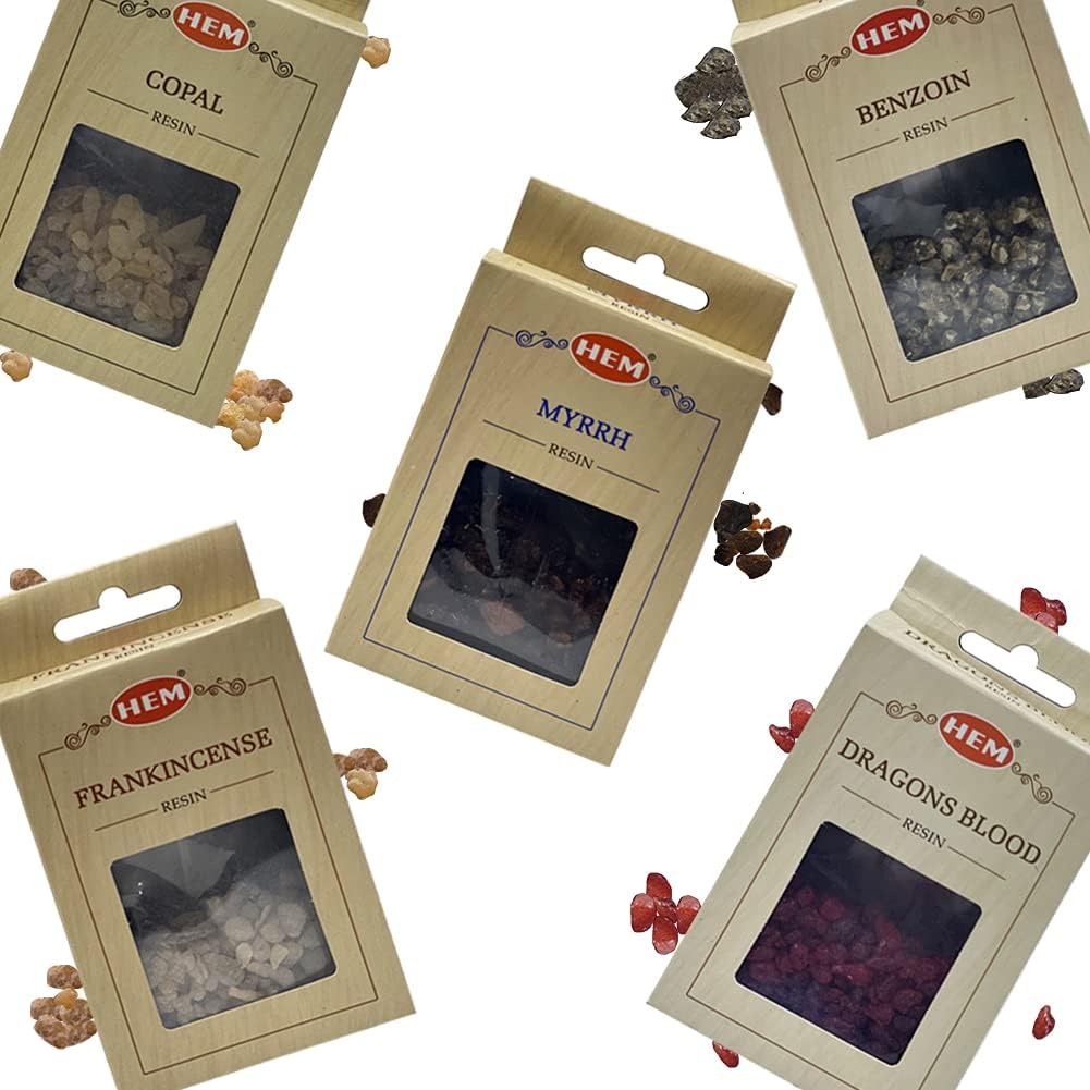 TRUMIRI Dragons Blood Benzoin Copal Incense Variety Pack 3 Sets