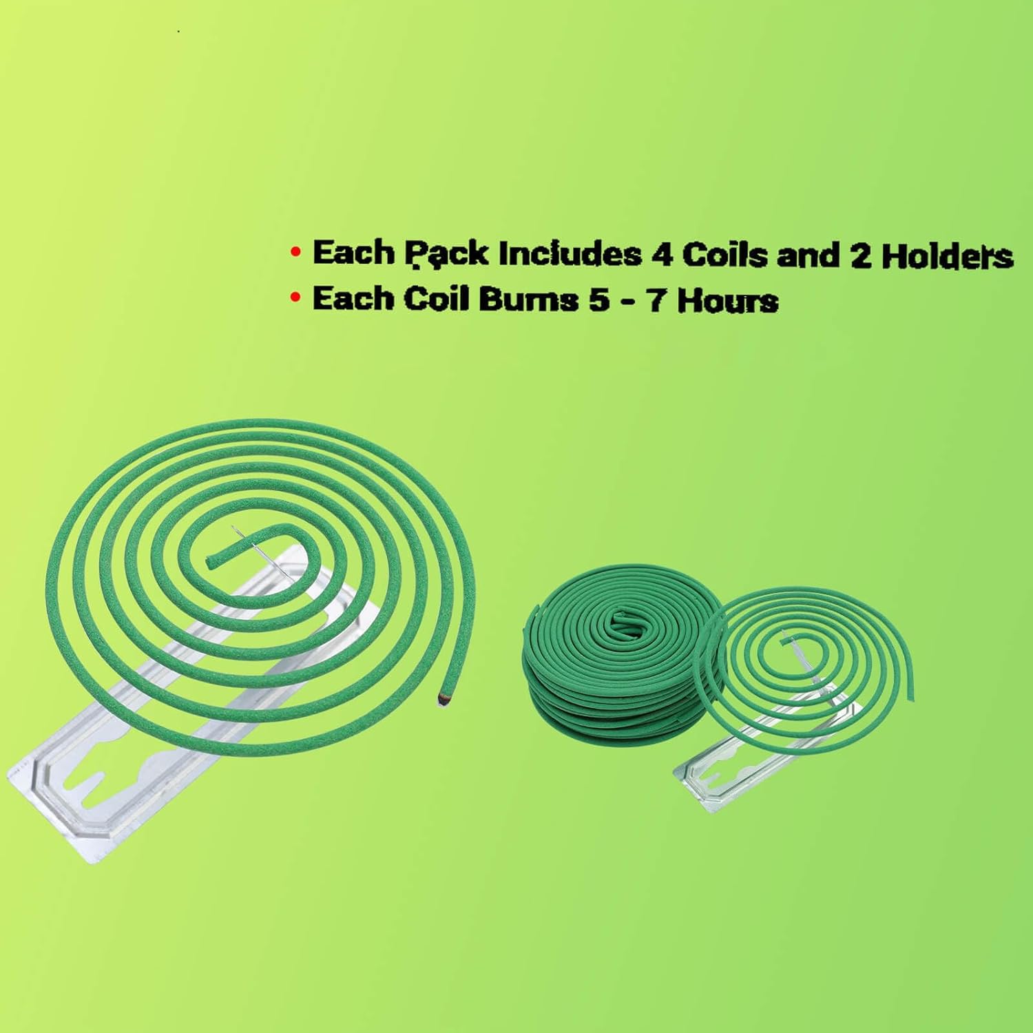 Citronella Incense Coil 2 Pack 48 Coils 2 Stands