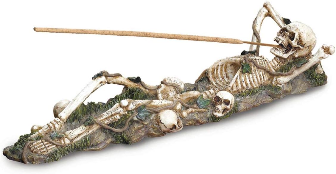 Skeleton Incense Burner Holder Collector