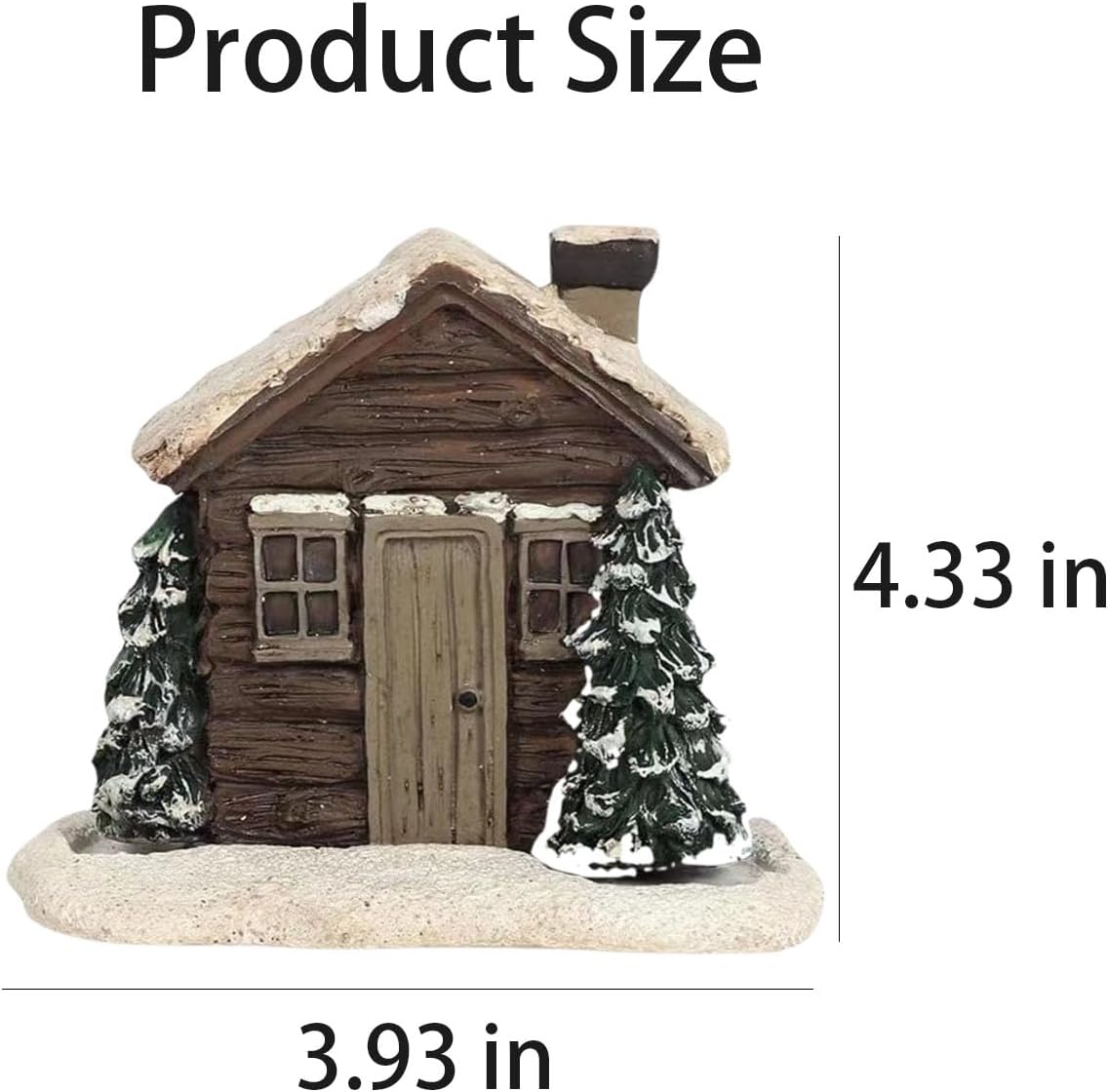 Log Cabin Incense Burner with 2 Cones