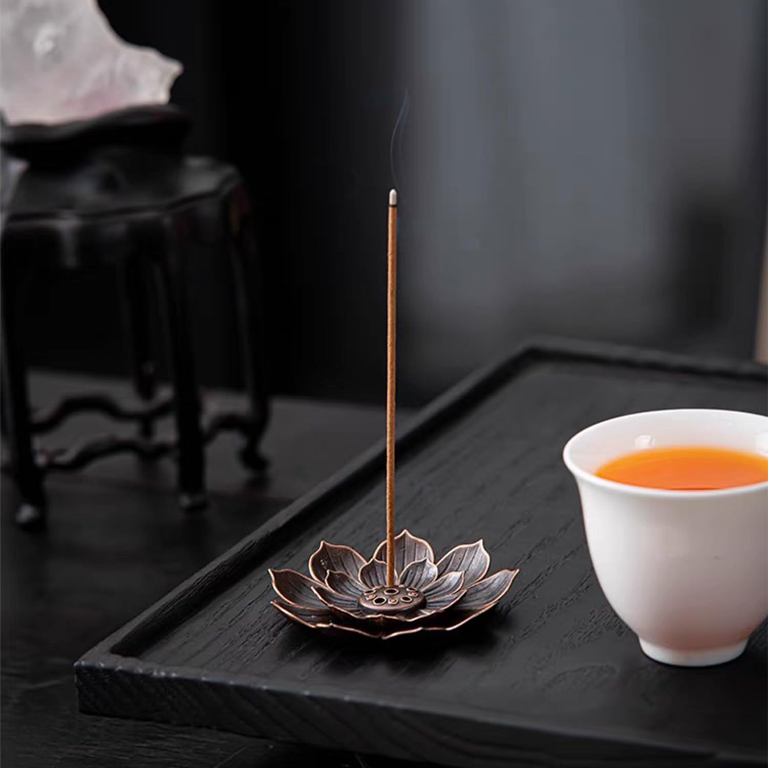 12 Piece Lotus Incense Burner with Ash Catcher