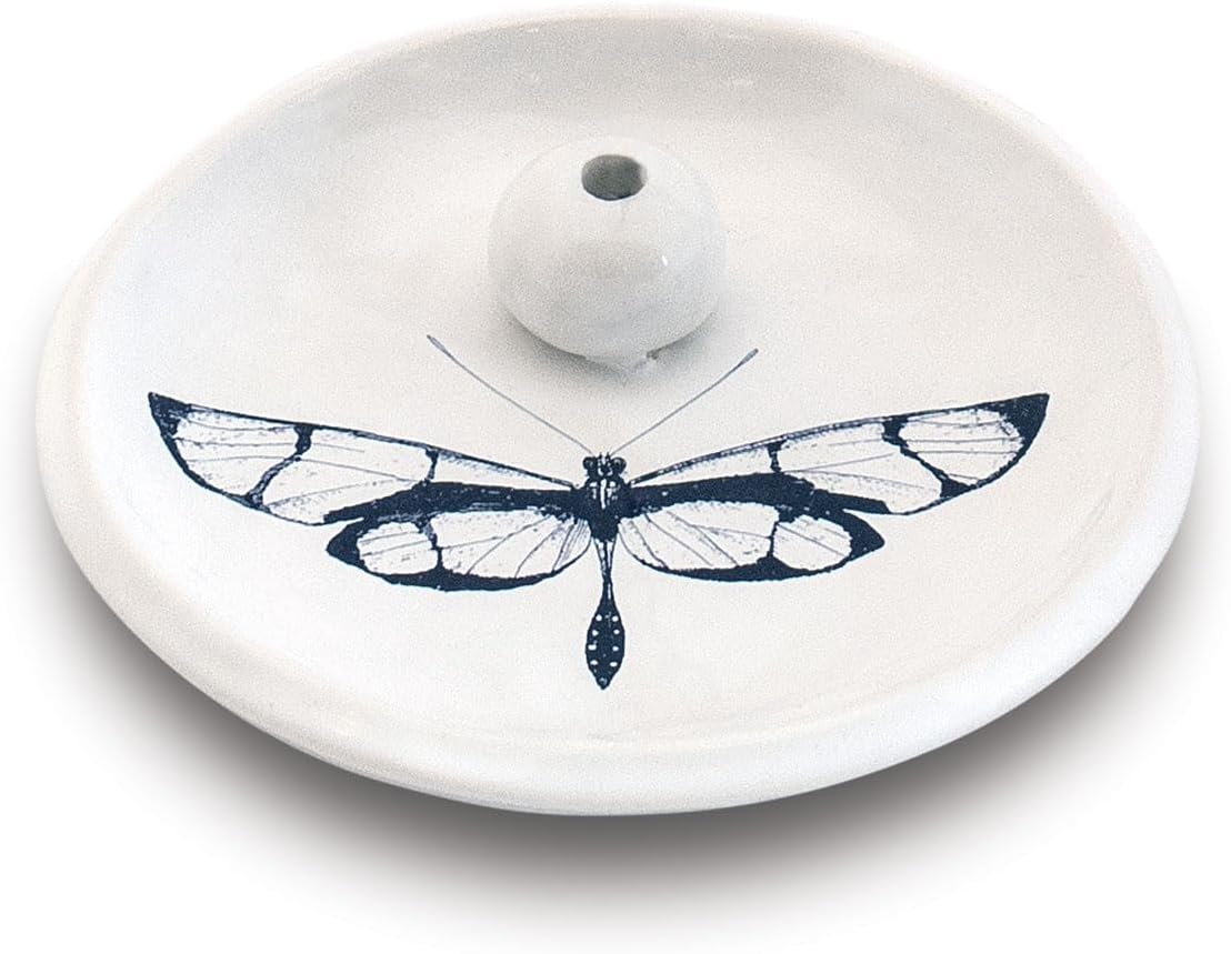 Skeem Citronella Incense Holder - Ceramic Burner for 3 Incense Sticks