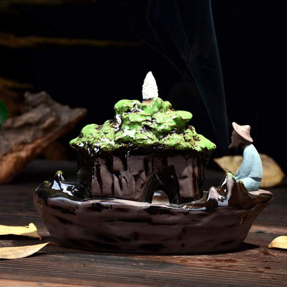 Guilin Landscape Incense Burner Porcelain Holder