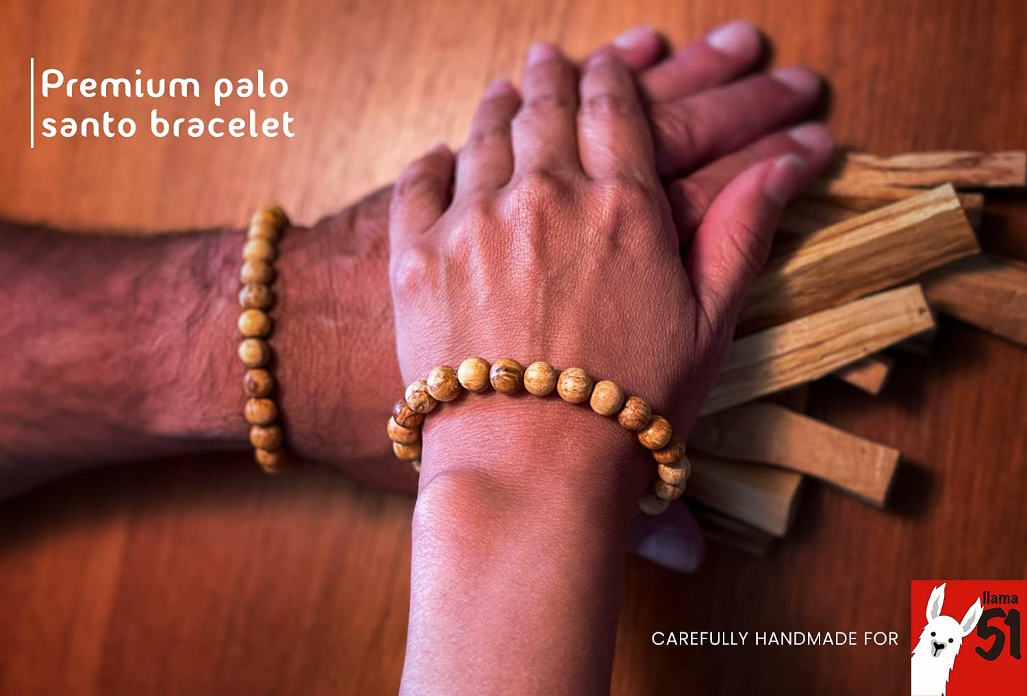 LLAMA 51 Energy Box with Palo Santo Stick and Bracelet