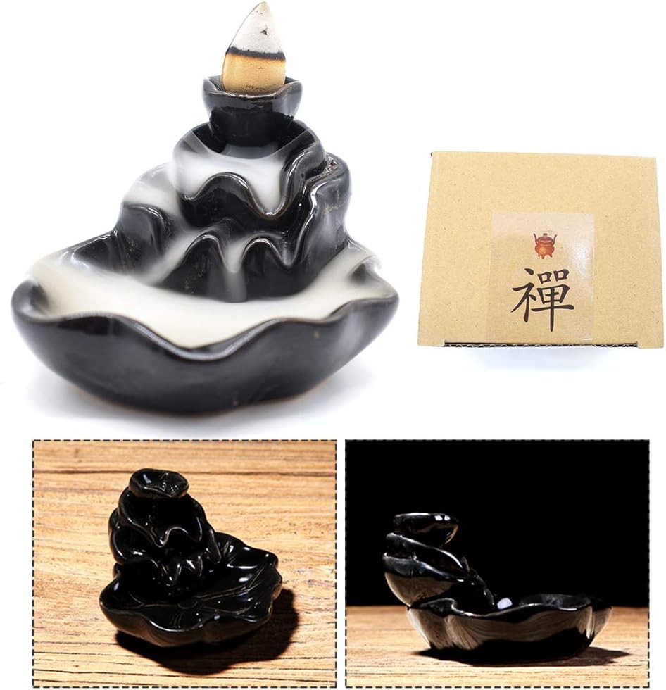 Tumenque Incense Burner Ceramic Backflow Holder