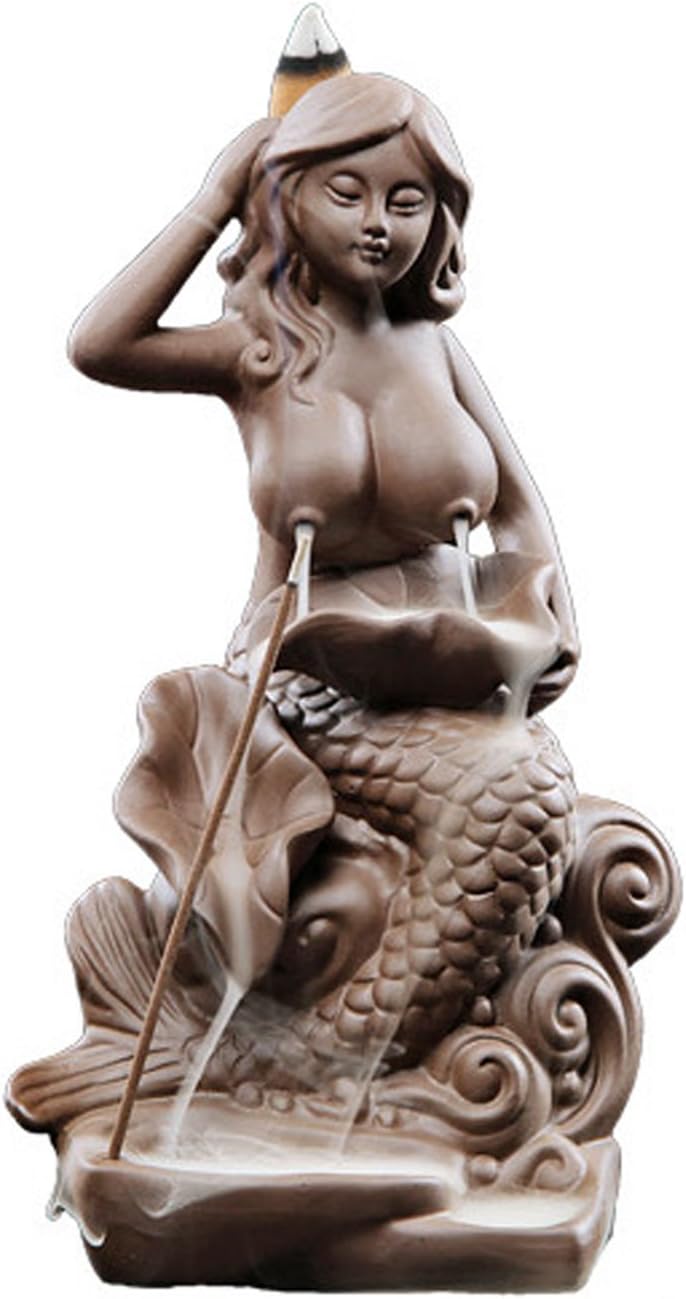 Zen Garden Mermaid Incense Holder Burner
