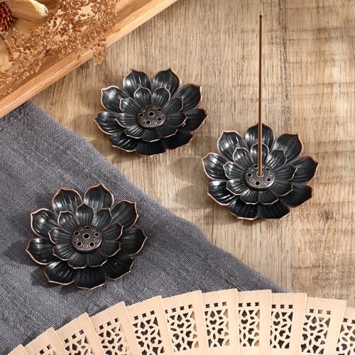 6 Pcs Lotus Incense Holders for Home Yoga Sauna SPA
