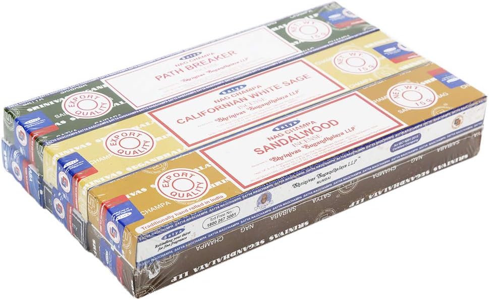 Satya Set of 6 Natural Incense Sticks