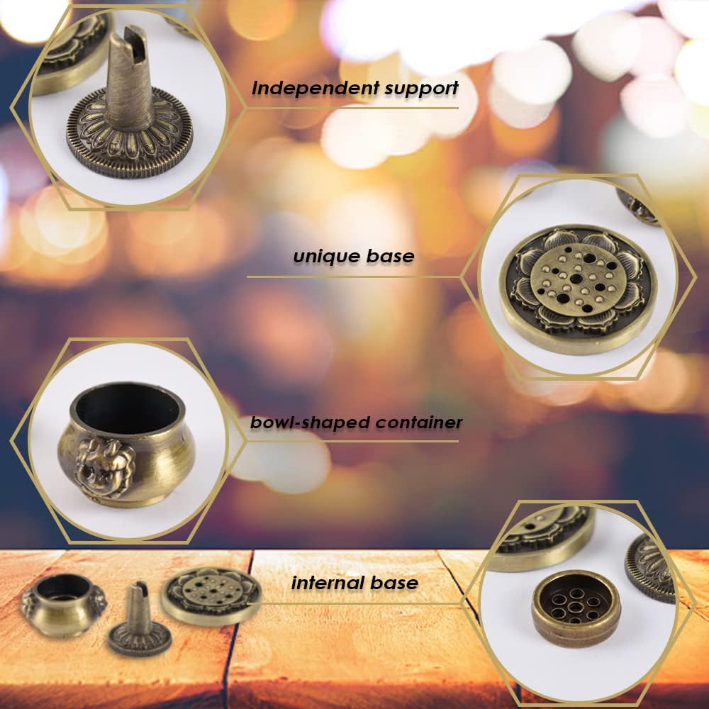 Bronze Incense Burner with 3 Styles for Joss Sticks