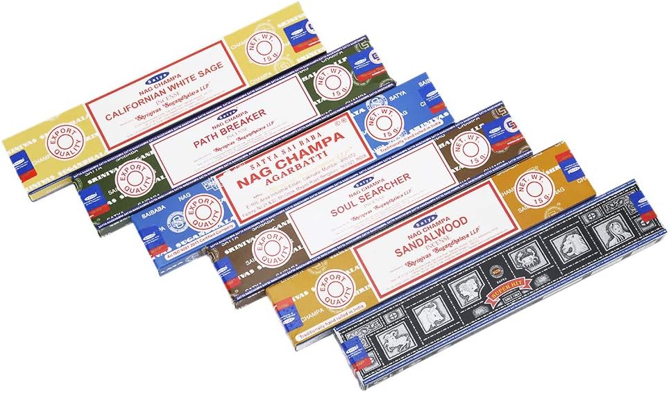 Satya Set of 6 Natural Incense Sticks