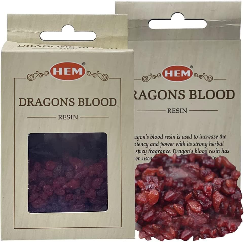 TRUMIRI Dragons Blood Incense Natural Solid Crystals