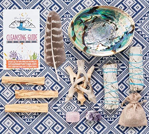Blue River Sage Home Smudging Kit with Sage Sticks