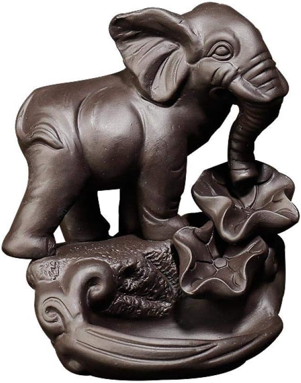 Comeon Backflow Incense Burner Ceramic Holder with 20 Cones 30 Sticks Gift Set