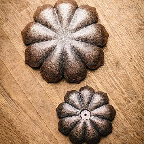 2 Pack Brass Lotus Incense Holders for Sticks