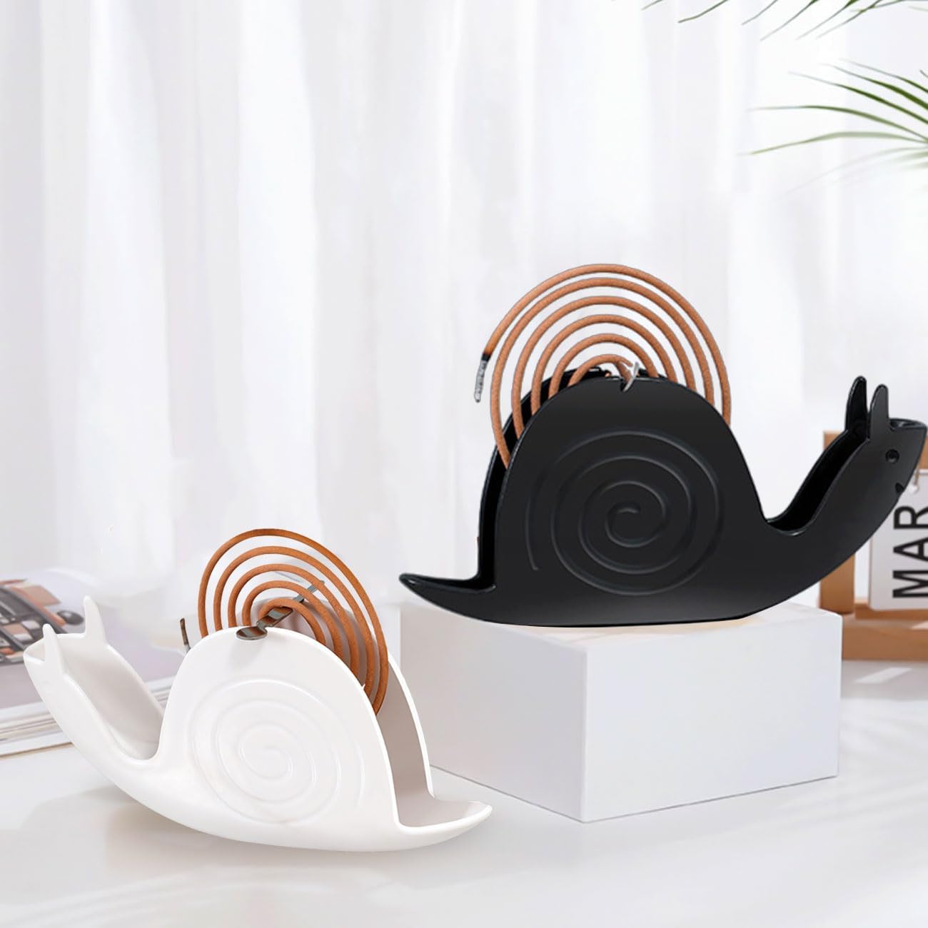 Snail Mosquito Coil Holder Fireproof Incense Burner Bracket