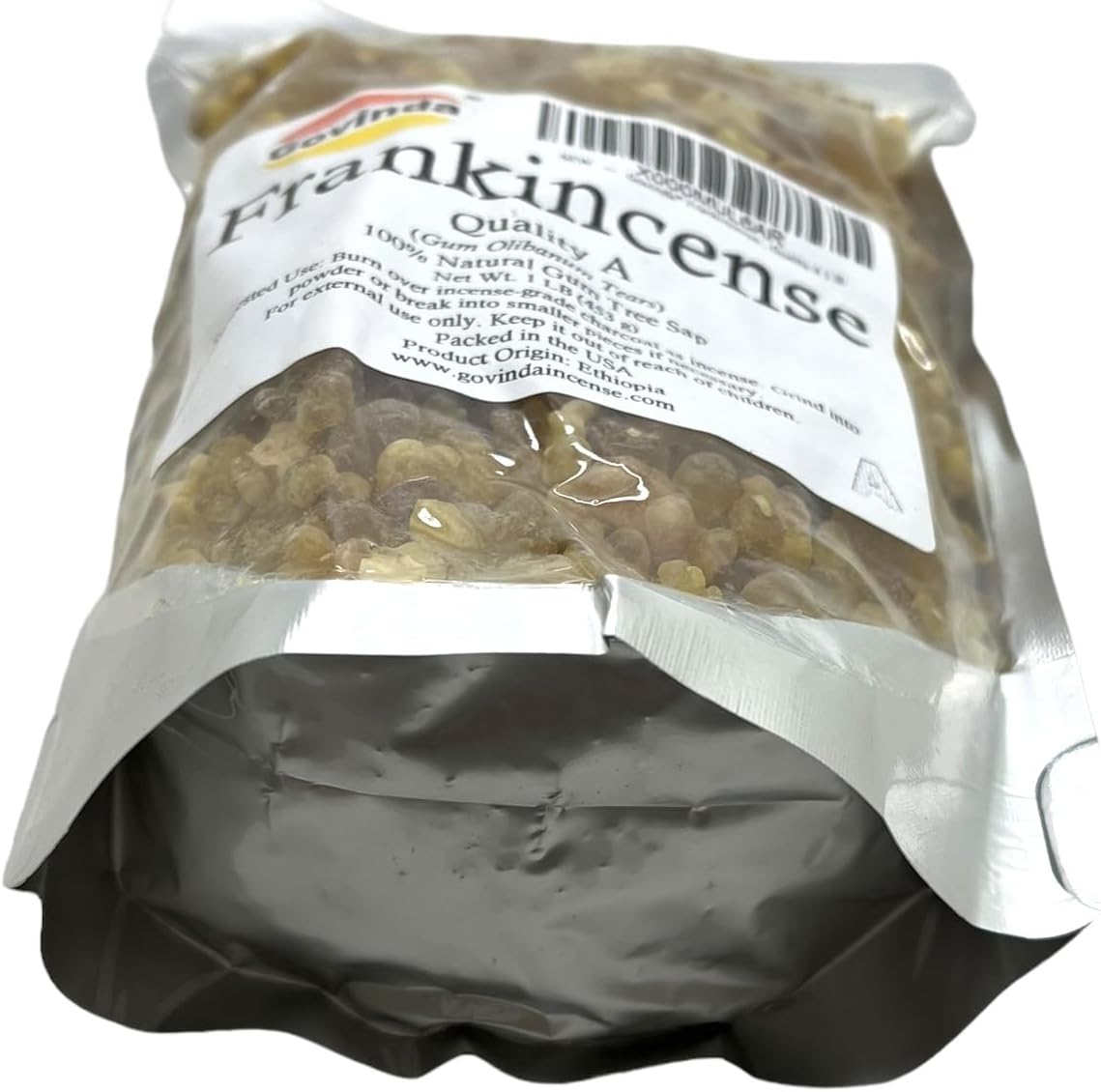 Govinda Frankincense Gum Tree Sap Quality A 1 lb