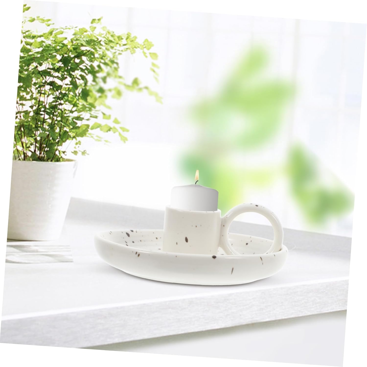 Ceramic Incense Holder and Smudge Bowl with Handle
