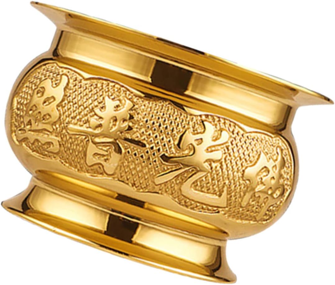 Delicate Gold Incense Burner for Home Decoration and Meditation